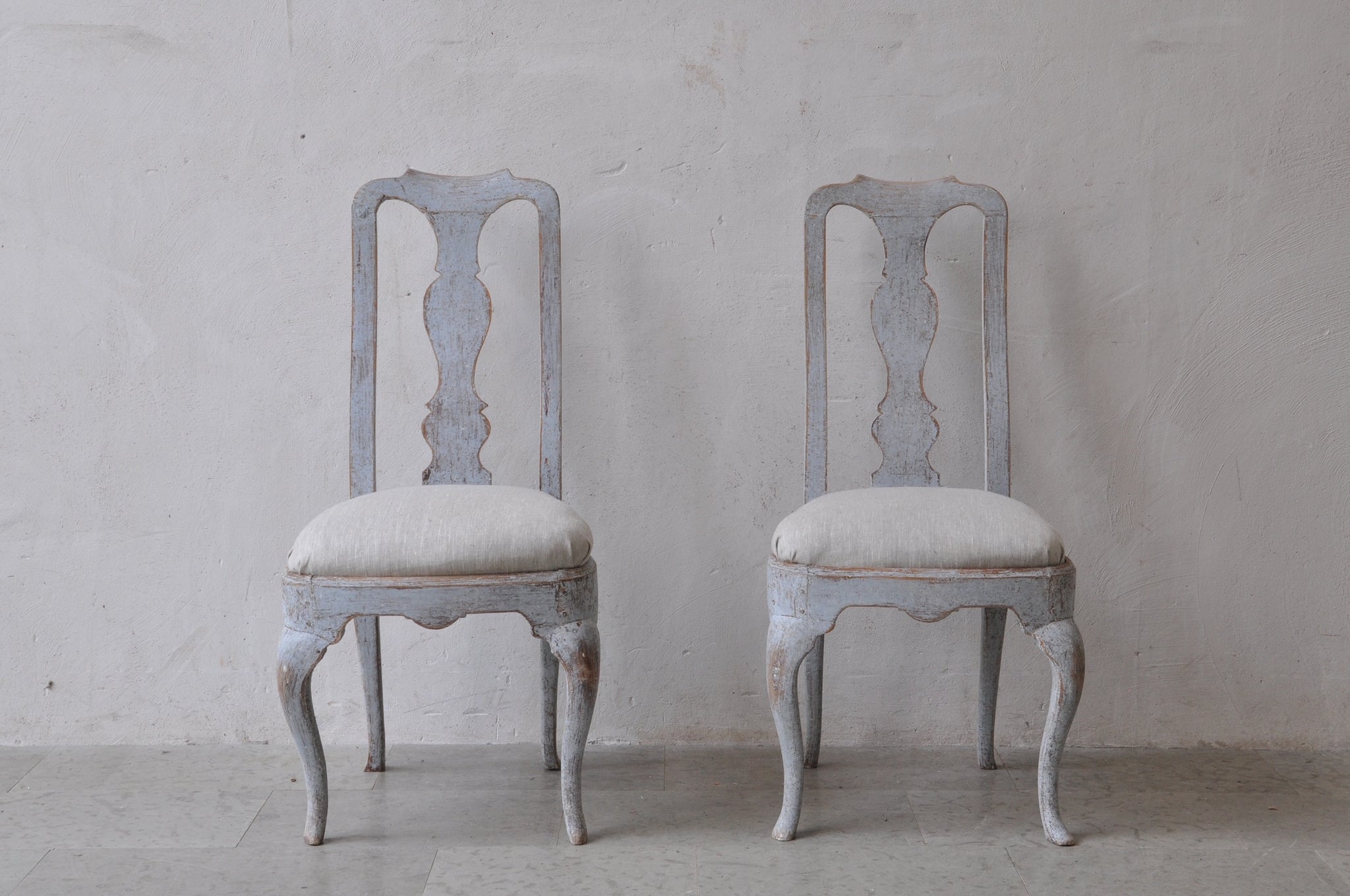 Pair of Rococo Chairs c1760