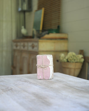 Antique Pink Paper Book Set