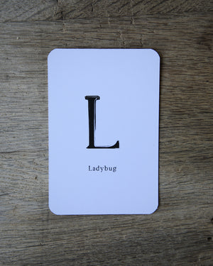 Garden Alphabet Flash Cards
