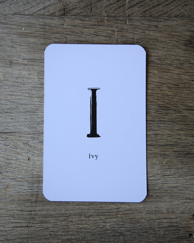 Garden Alphabet Flash Cards