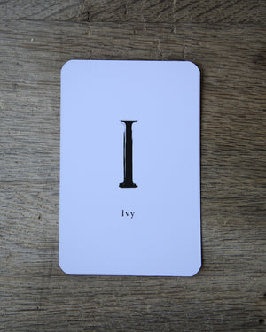 Garden Alphabet Flash Cards