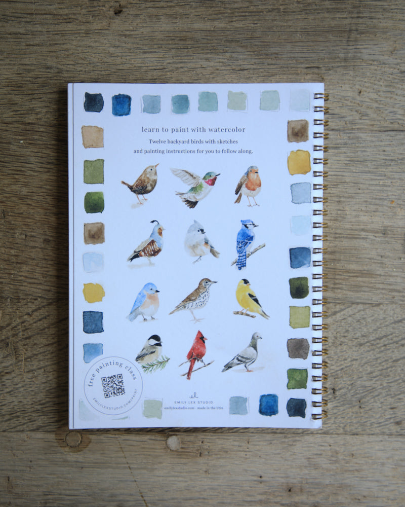 Birds Watercolor Workbook