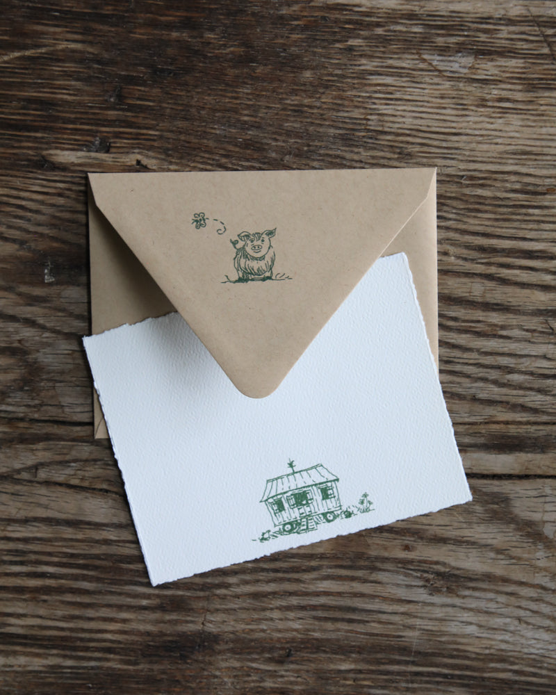 Patina Cards with Envelope, Set of 3