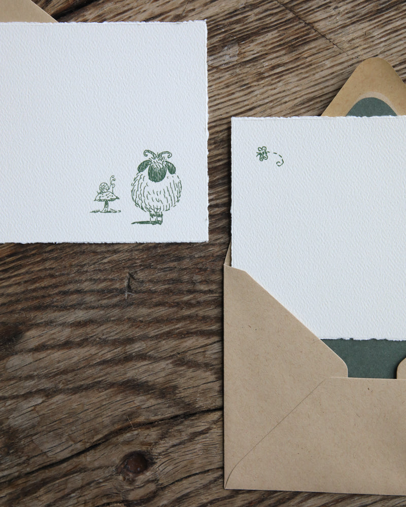 Patina Cards with Envelope, Set of 3