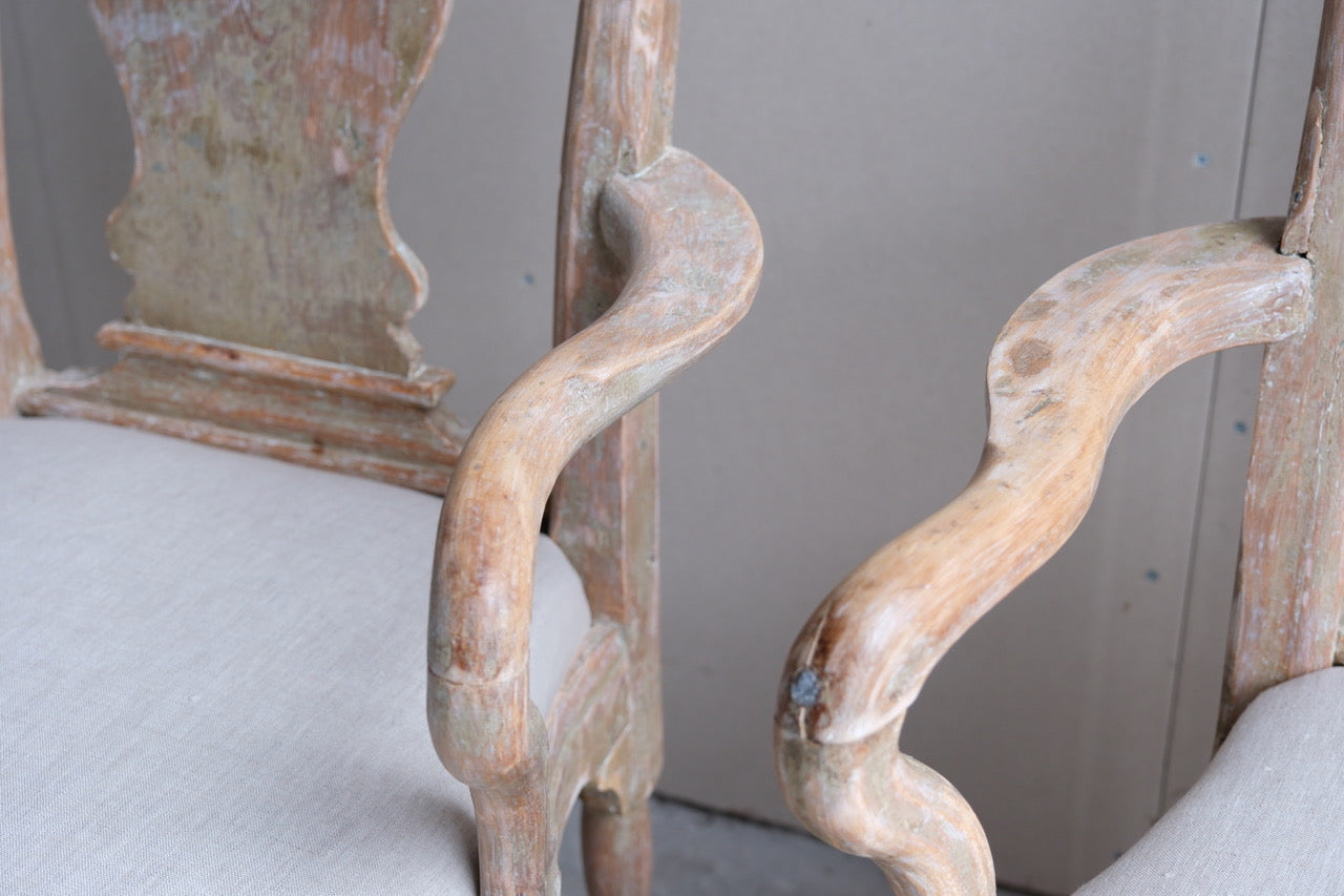 A Pair of Rococo Armchairs