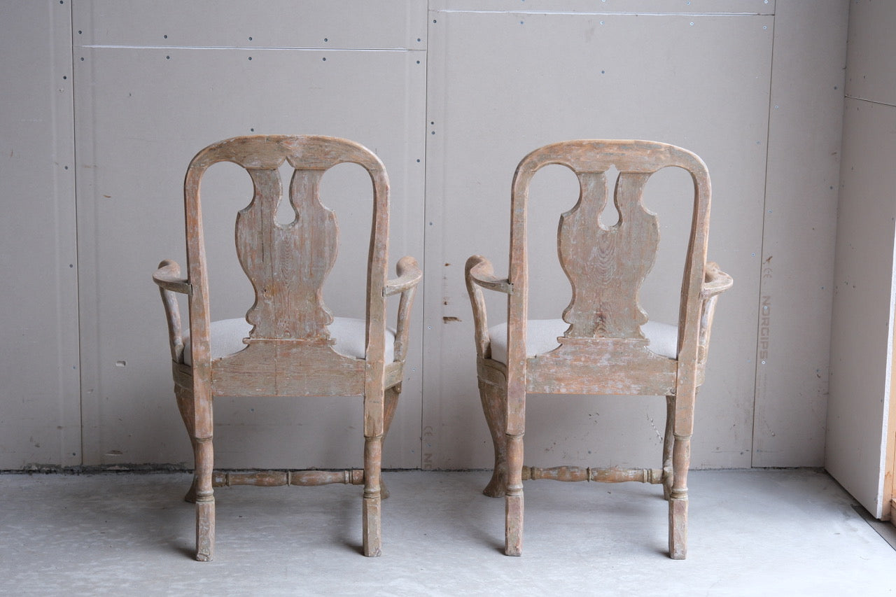A Pair of Rococo Armchairs
