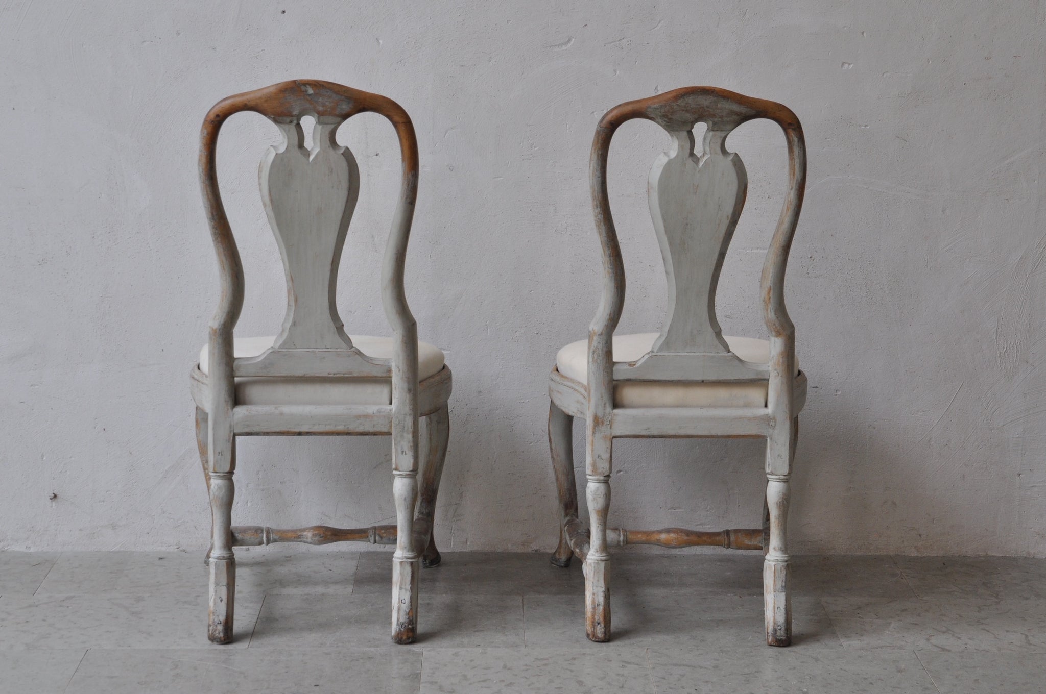 Pair of Rococo Chairs c1770