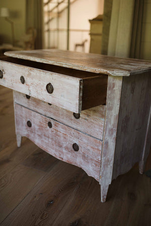 Antique Rustic Swedish Commode