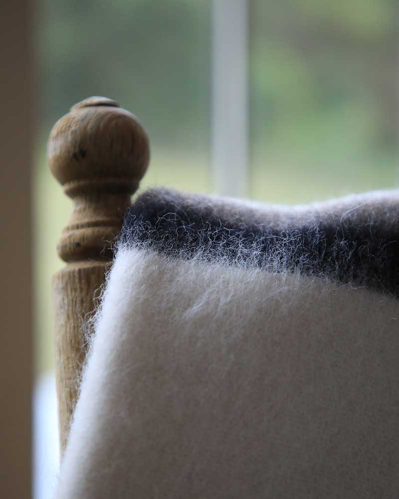 Alpaca Throw, Earth Stripe