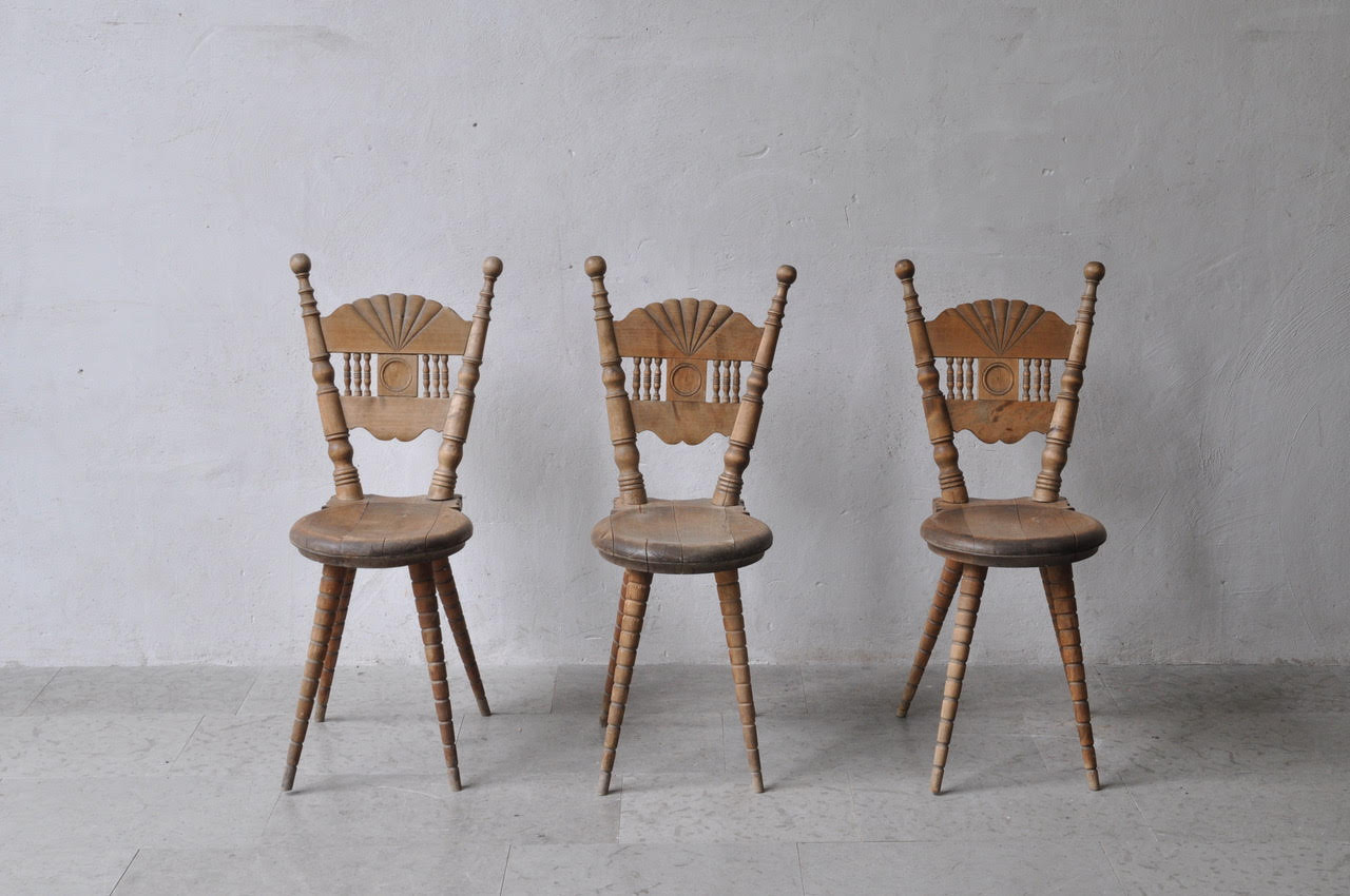 3 Birch Chairs