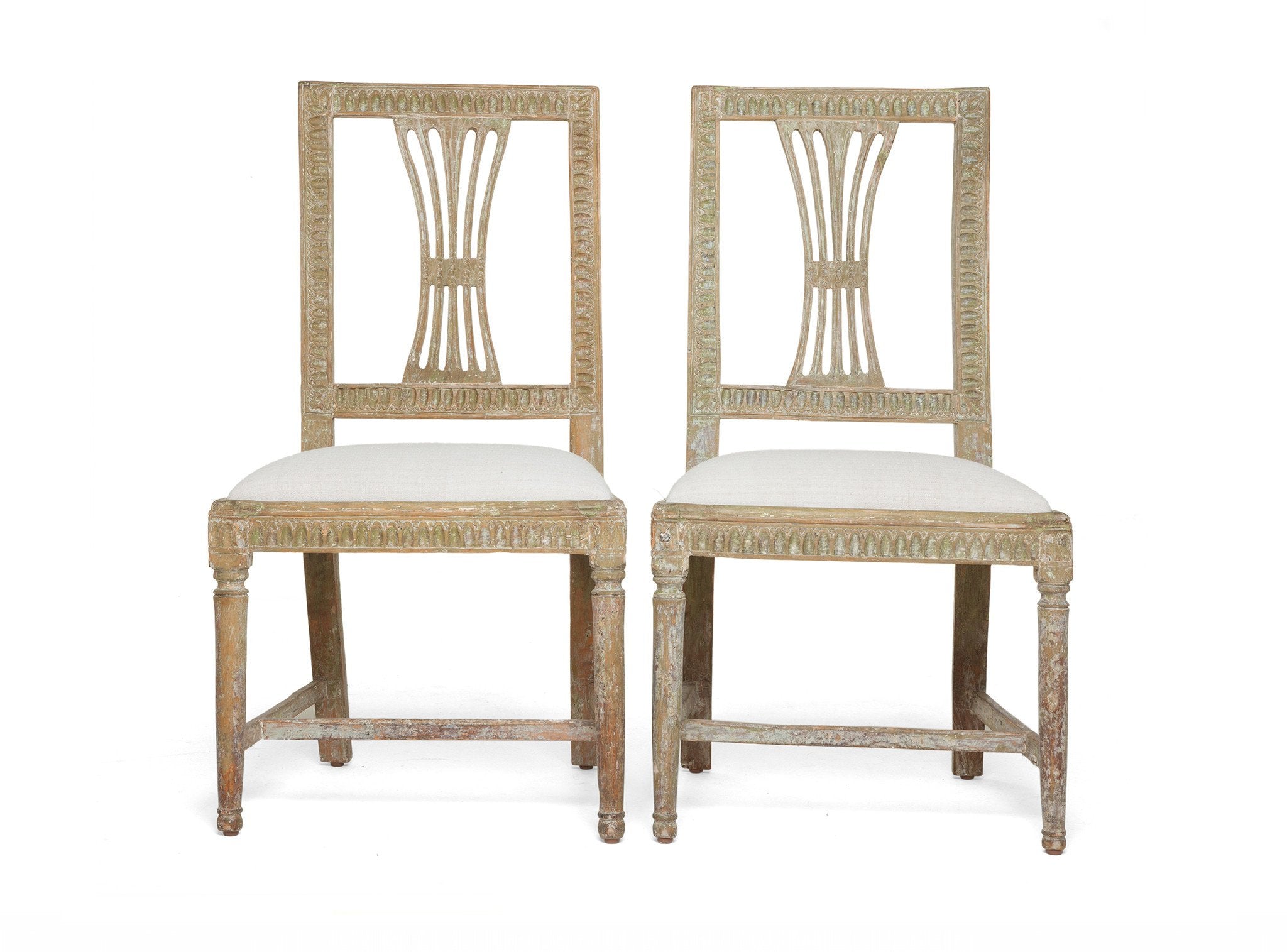 GREEN SIDE CHAIRS - GIANNETTI