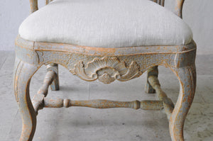 Pair of Rococo Arm Chairs