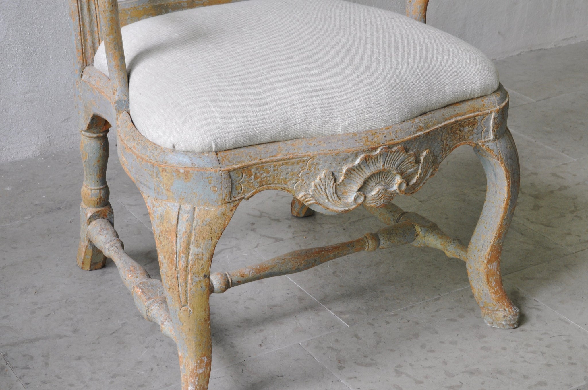 Pair of Rococo Arm Chairs