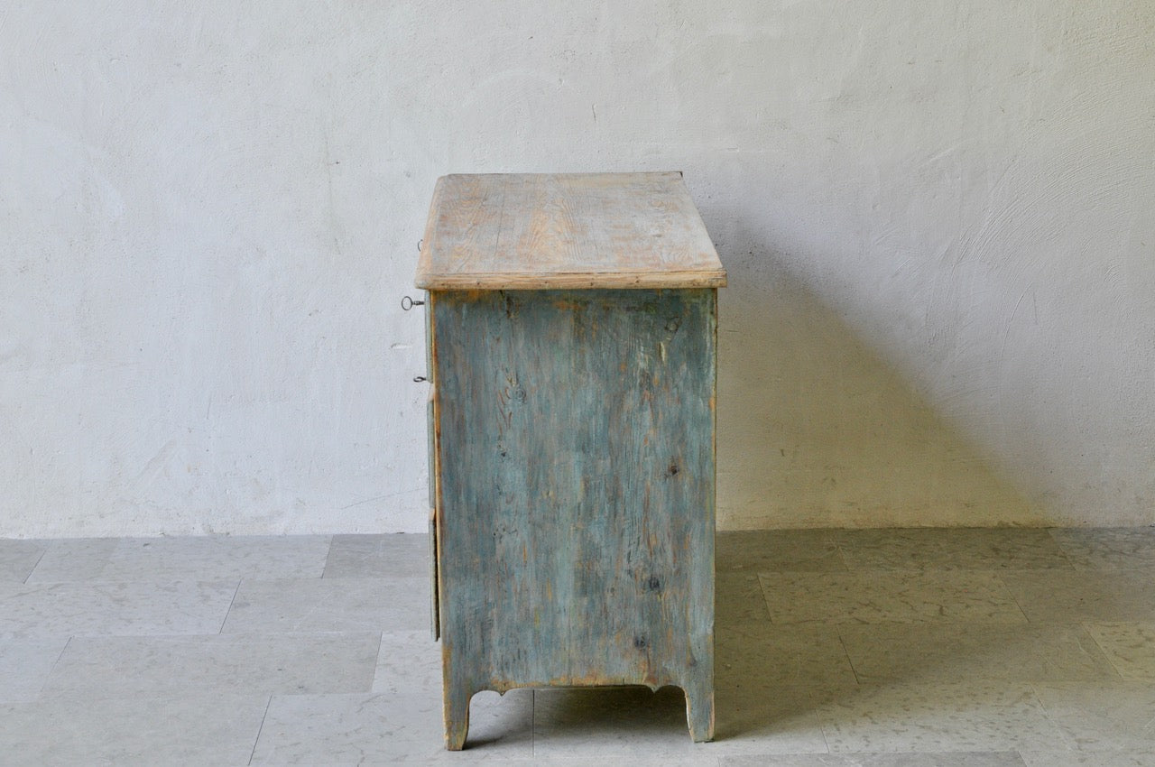 Blue Rococo Commode c1780