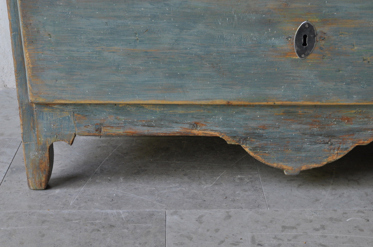 Blue Rococo Commode c1780
