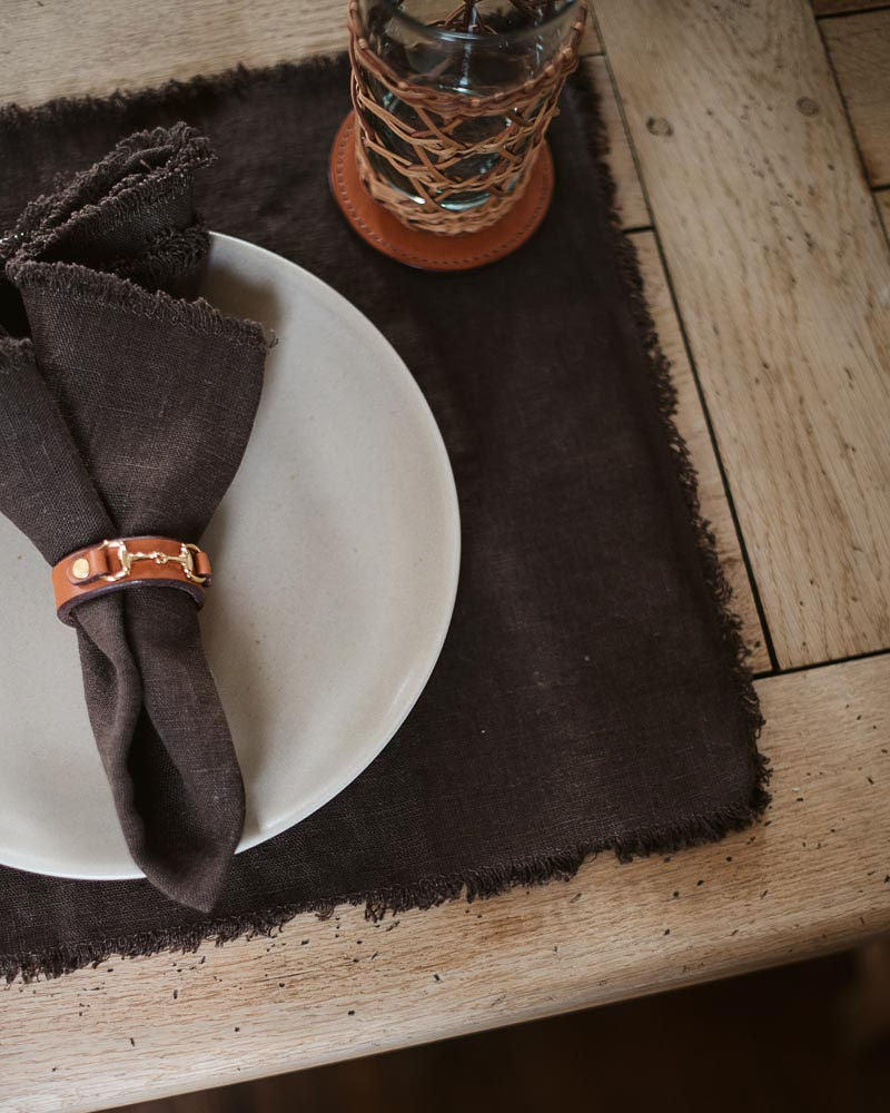 The Chloe Placemat, Brown