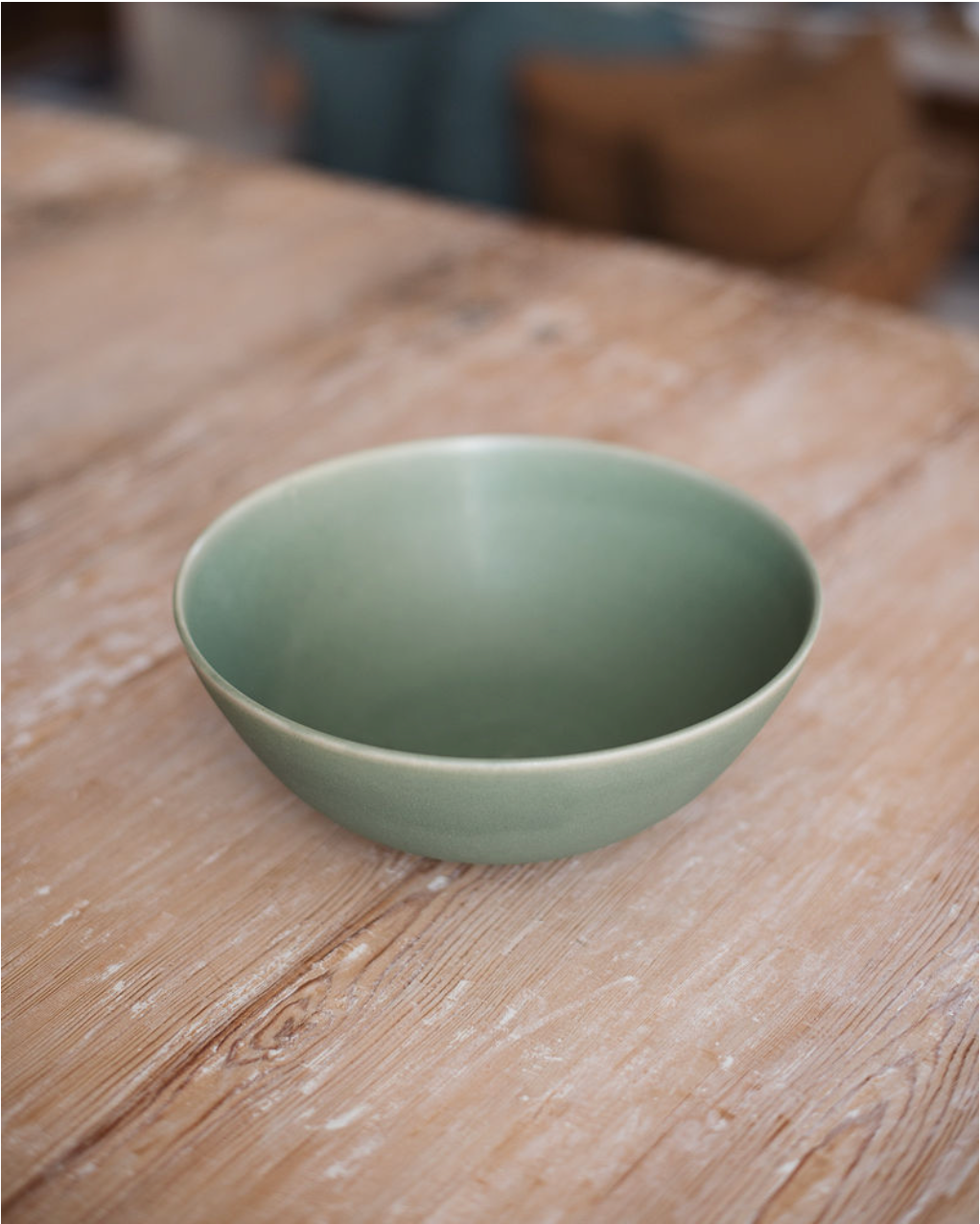 Ceramic Flared Bowl in Meadow